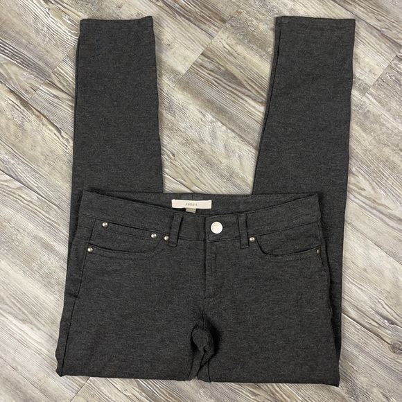 Fossil Pants - Fossil Dark Gray Thick Pants